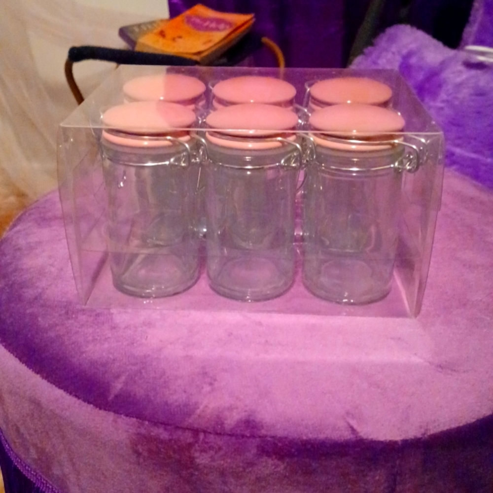 Mini glass jars